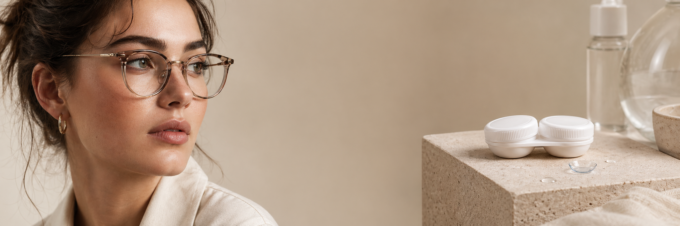 Contacts eyewear campaign